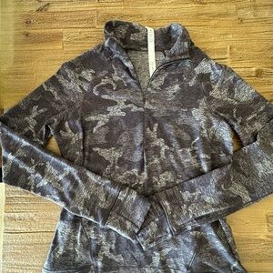 lululemon athletica Gray Cowl Neck Sweater